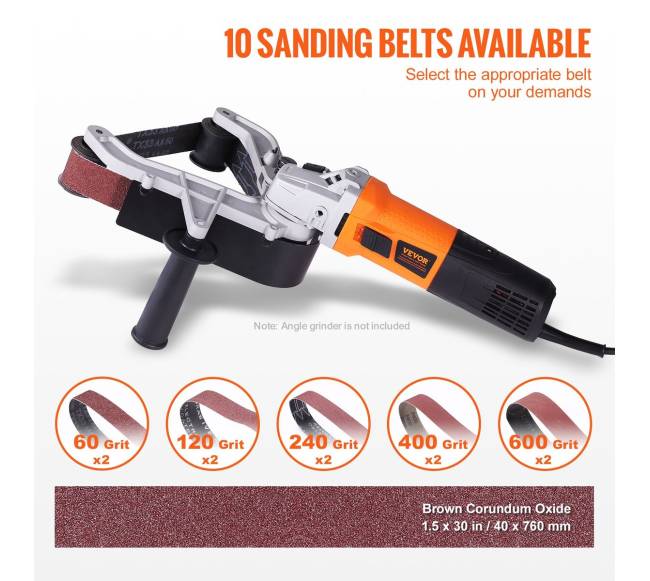 Kampinio šlifuoklio diržų šlifuoklio adapteris3