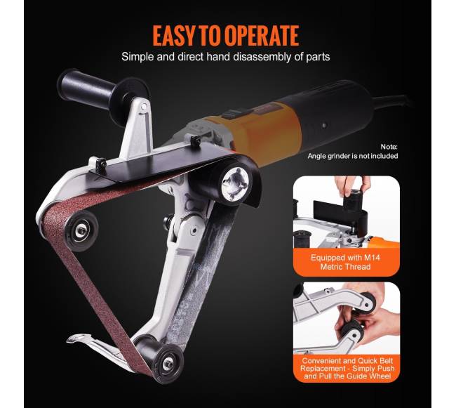 Kampinio šlifuoklio diržų šlifuoklio adapteris4