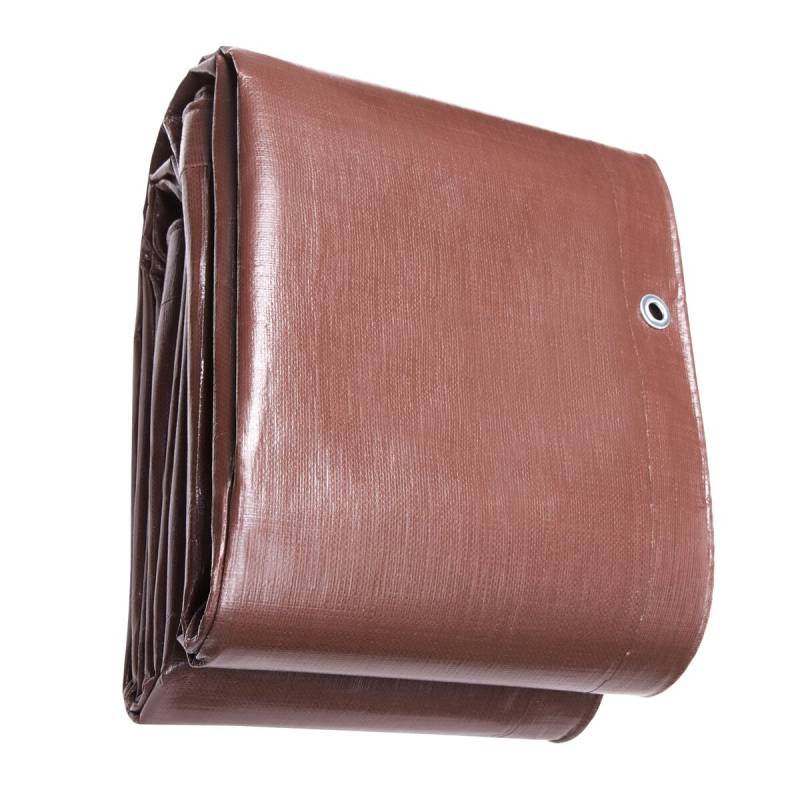 Polietileno brezentas 366x1220 cm rudas0