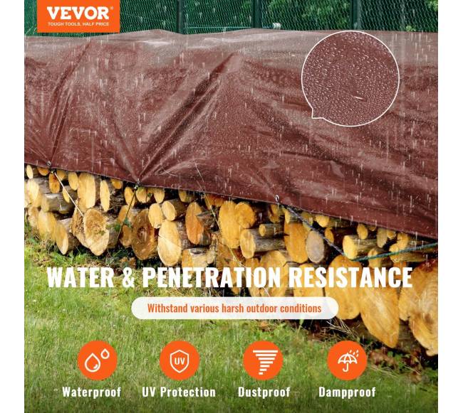 Polietileno brezentas 366x1220 cm rudas1