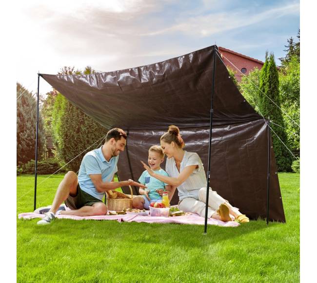 Polietileno brezentas 366x1220 cm rudas7