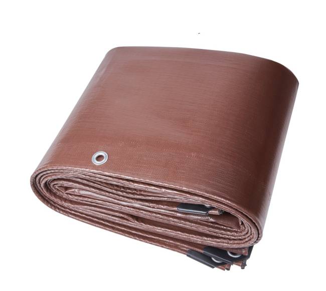 Polietileno brezentas 366x1220 cm rudas9