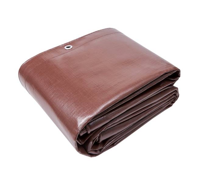 Polietileno brezentas 366x1220 cm rudas10