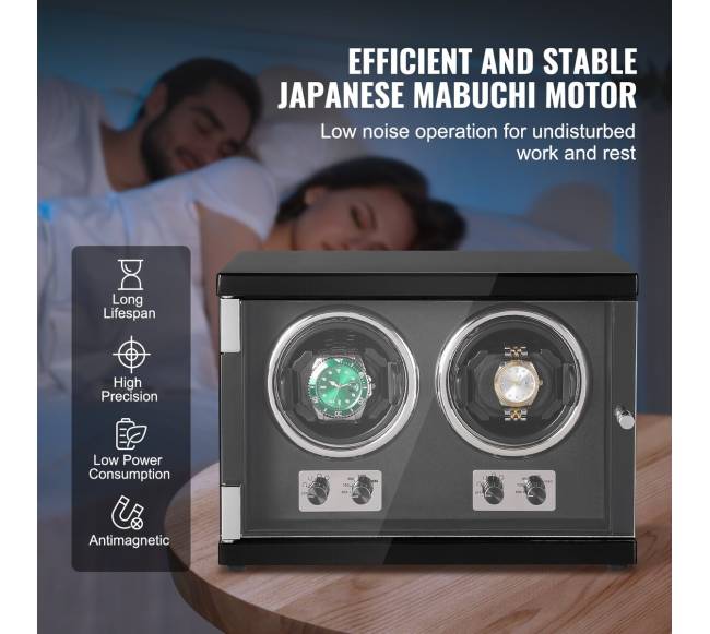 Automatinių laikrodžių laikrodis su dviem Mabuchi motorais3