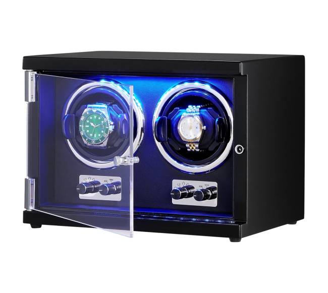 Automatinių laikrodžių laikrodis su dviem Mabuchi motorais10