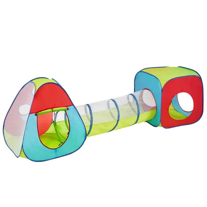 Vaikiška 3 in 1 žaidimų palapinė su tuneliu0