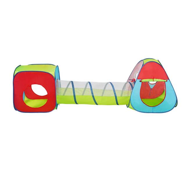 Vaikiška 3 in 1 žaidimų palapinė su tuneliu10