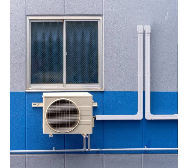 Mini kondicionieriaus vamzdžių danga 75 mm, 5.4 m, balta7