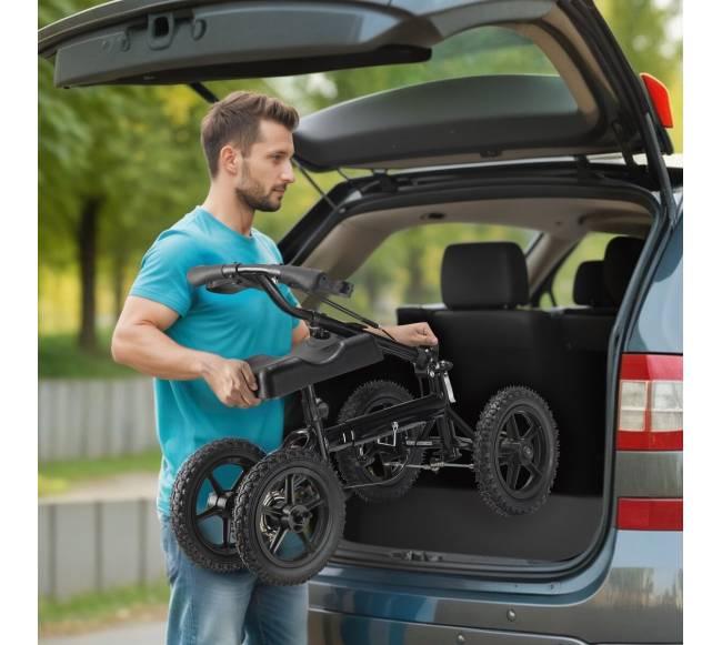 Sulankstomas aliuminis kelio motoroleris7