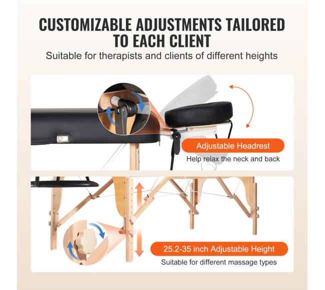 Plati masažo lova su reguliuojamu aukščiu4