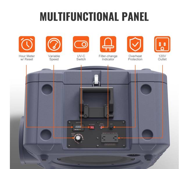 Oro valytuvas su 3 etapų filtracija3