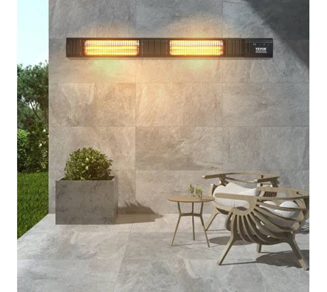 Infraraudonųjų spindulių šildytuvas 3000W su nuotolinio valdymo pultu7