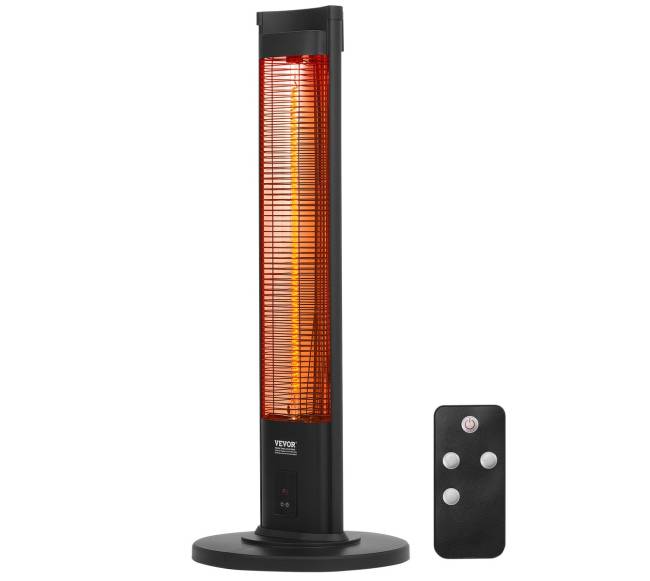 Infraraudonųjų spindulių šildytuvas 2000W su nuotoliniu valdymu8