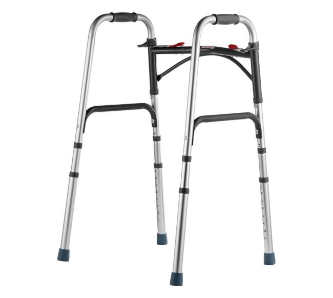 Sulankstomas aliuminio vaikštynės su reguliuojamu aukščiu0