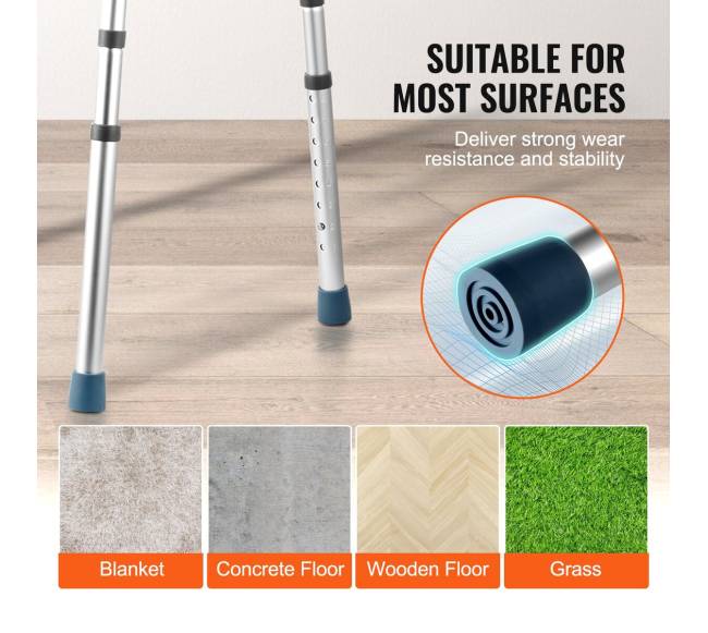 Sulankstomas aliuminio vaikštynės su reguliuojamu aukščiu4