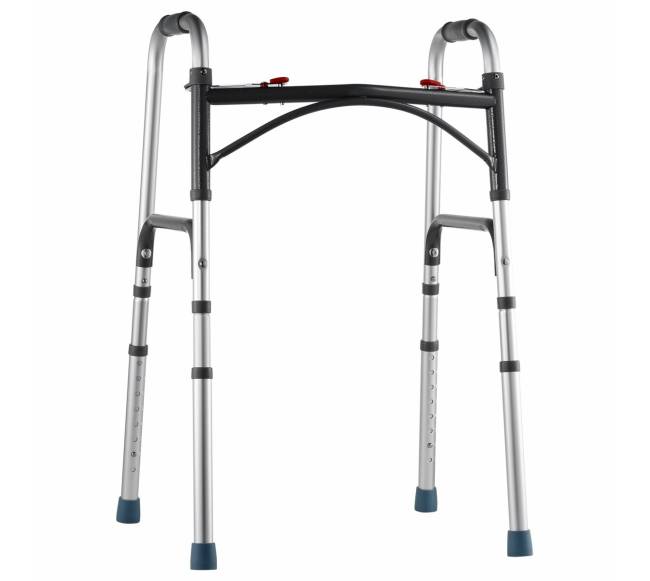 Sulankstomas aliuminio vaikštynės su reguliuojamu aukščiu9