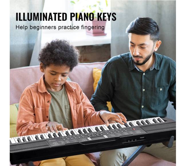 61 klavišų nešiojamas skaitmeninis pianinas2