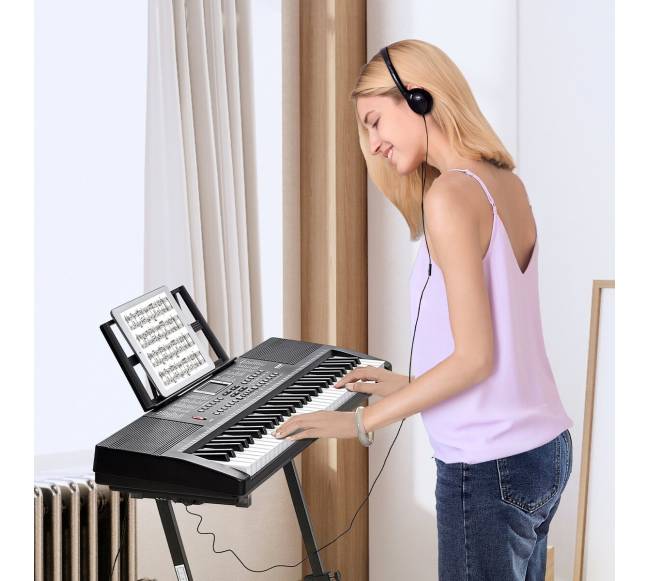 61 klavišų nešiojamas skaitmeninis pianinas7