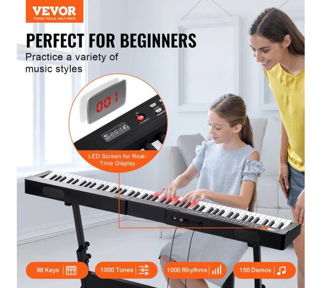 Elektrinis skaitmeninis pianinas 88 klavišai1