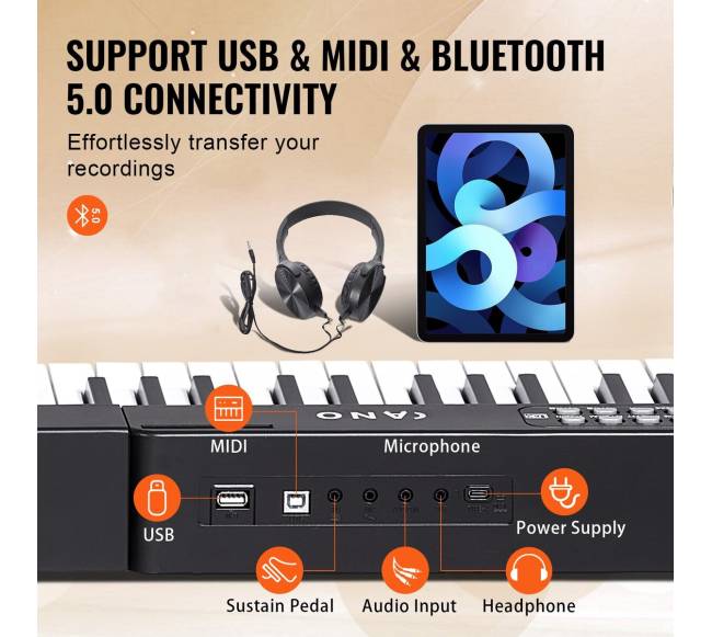 Elektrinis skaitmeninis pianinas 88 klavišai3