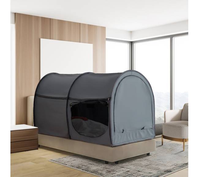 Keturių durų lovos palapinė su šviesos blokavimo funkcija7