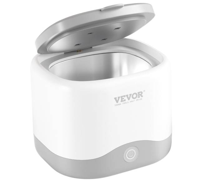 Ultragarsinis dantų protezų valiklis su UV0