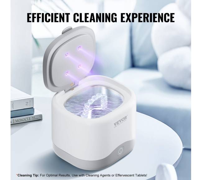 Ultragarsinis dantų protezų valiklis su UV3