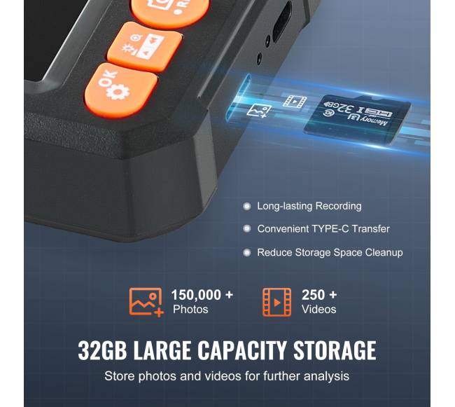 Endoskopinė kamera su žibintais ir dviem objektyvais4