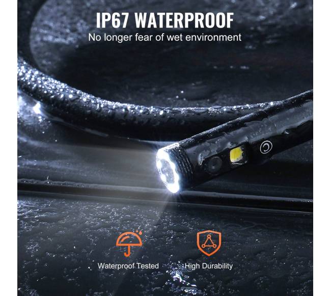 Endoskopinė kamera su žibintais ir dviem objektyvais5