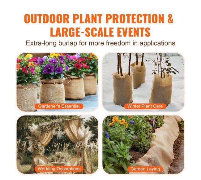 Džiuto audinio ritinys 90 cm x 45.7 m4