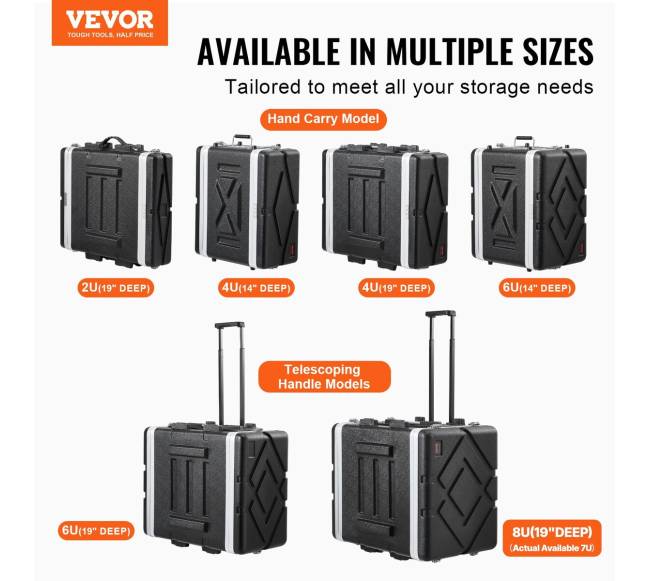 8U serverių stovas, 48 cm gylio6