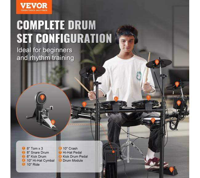 Elektroninis būgnų rinkinys 480 garsų1