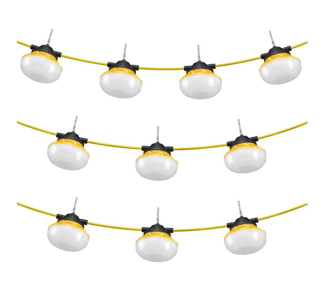 30 m ilgio statybinės šviesos 100W jungtys8