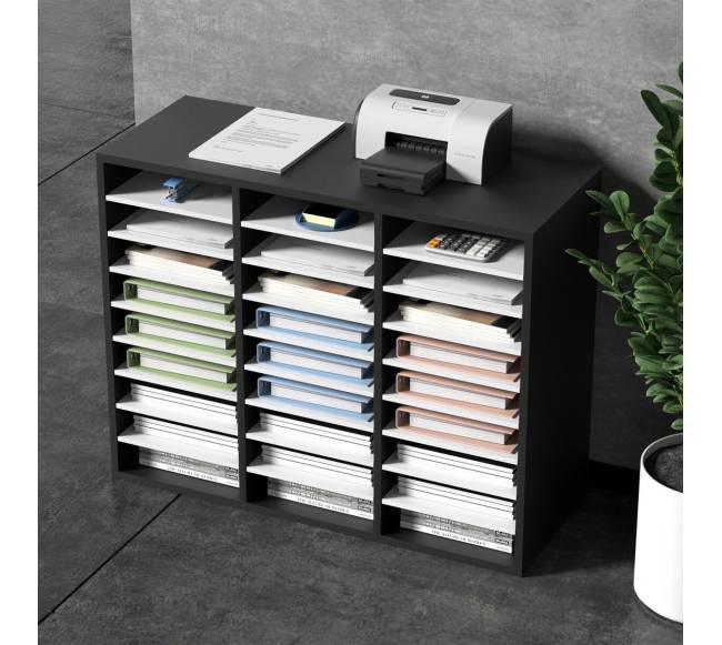 medinis dokumentų laikiklis su 27 skyreliais7