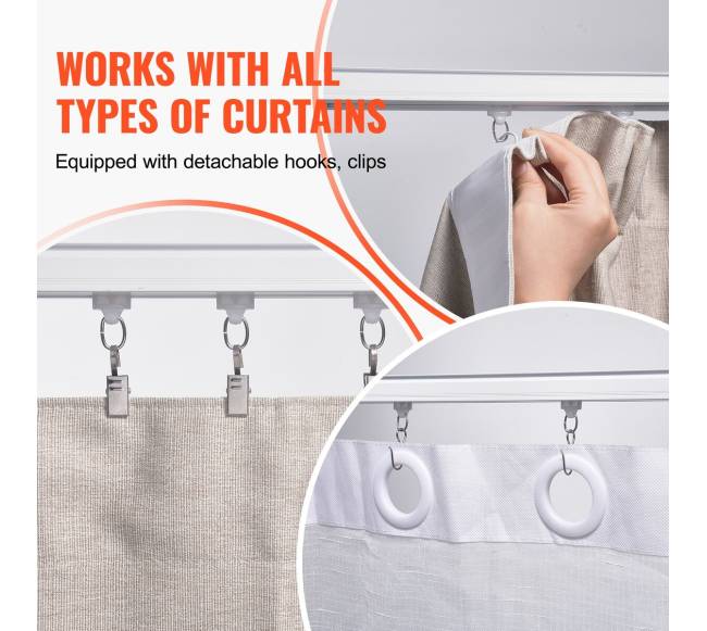 Lubų užuolaidų bėgių komplektas 5.4 m4