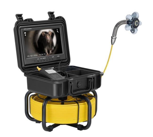 Nuotekų kamera su 9" ekranu ir 30m kabeliu10