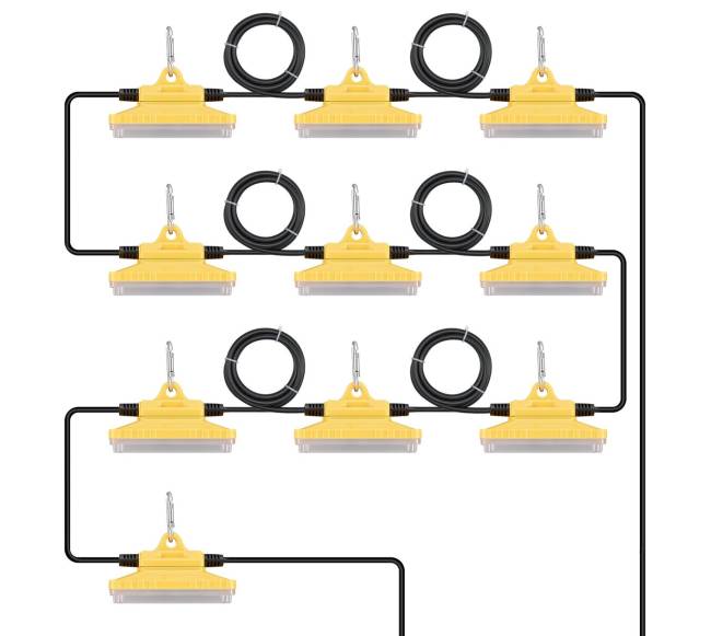 30 metrų statybinės šviesos girliandos0