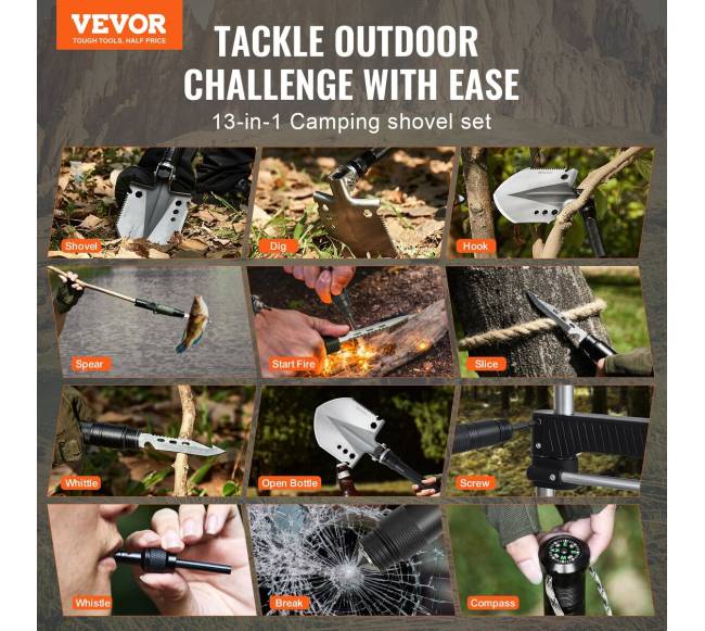 Daugiafunkcinis sulankstomas kastuvas 13 viename1