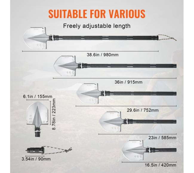 Daugiafunkcinis sulankstomas kastuvas 13 viename2