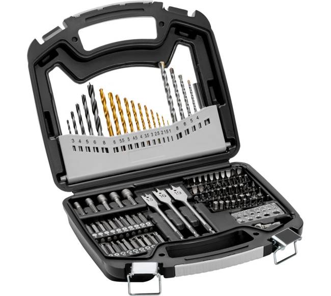 Grąžtų rinkinys su atsuktuvu ir dėklu0