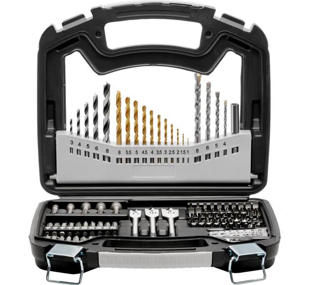 Grąžtų rinkinys su atsuktuvu ir dėklu8