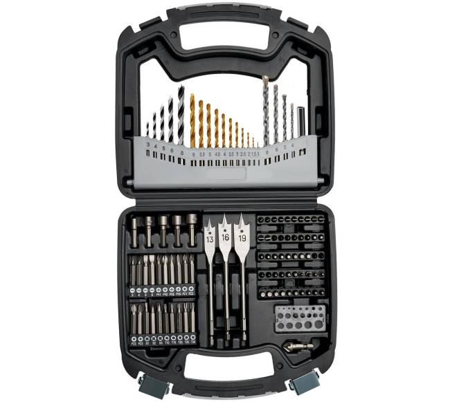 Grąžtų rinkinys su atsuktuvu ir dėklu9