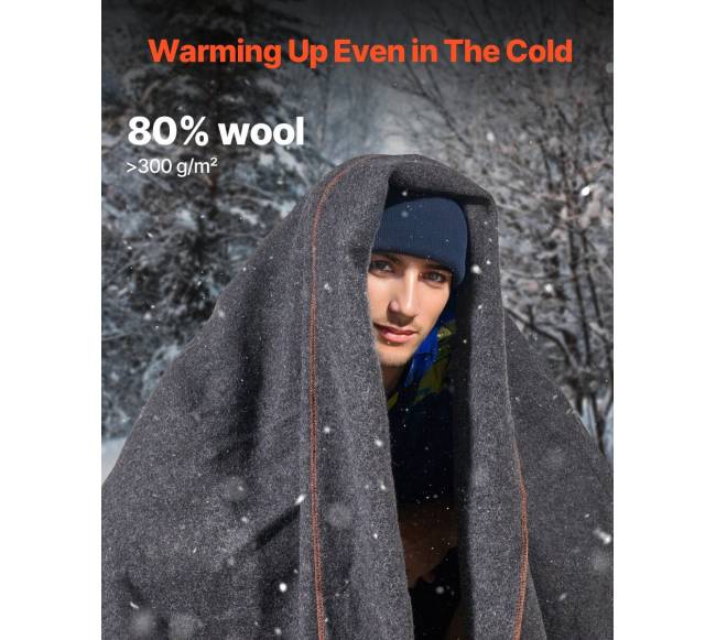 Vilnonė lauko antklodė 1.62 m x 2.23 m1