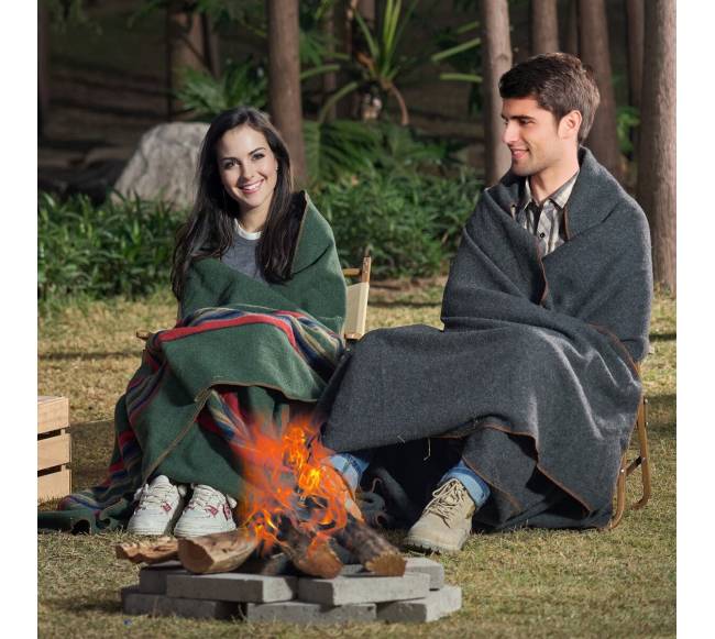 Vilnonė lauko antklodė 1.62 m x 2.23 m7