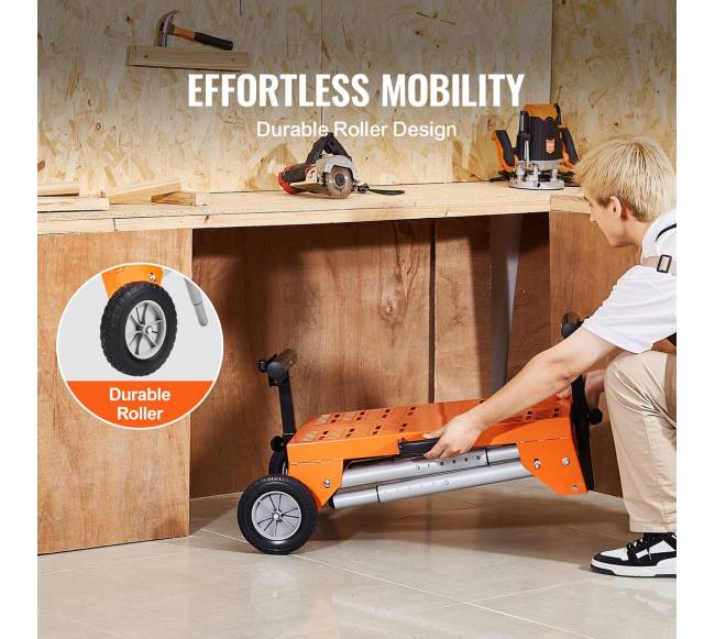 pjūklų stovas su stalu ir ratukais2