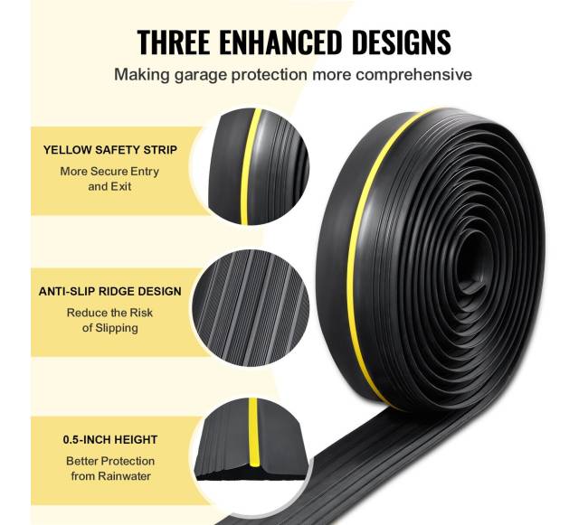 Garažo vartų slenksčio sandariklis 6 m2