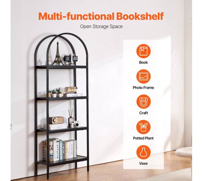 Metalinė kaimiško stiliaus knygų lentyna2