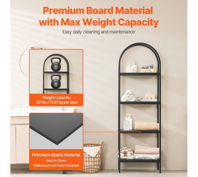 Metalinė kaimiško stiliaus knygų lentyna4