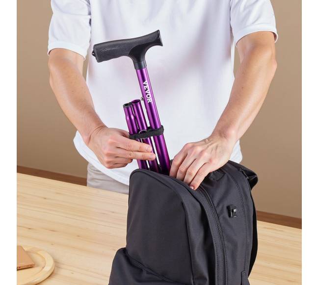 Sulankstoma vaikščiojimo lazdelė su keturių atramų pagrindu7