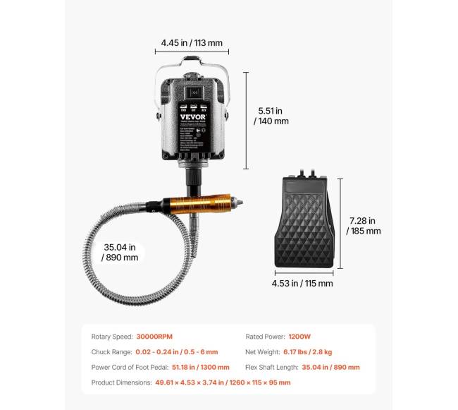 Lankstus veleno malūnas su pedalu ir priedais6